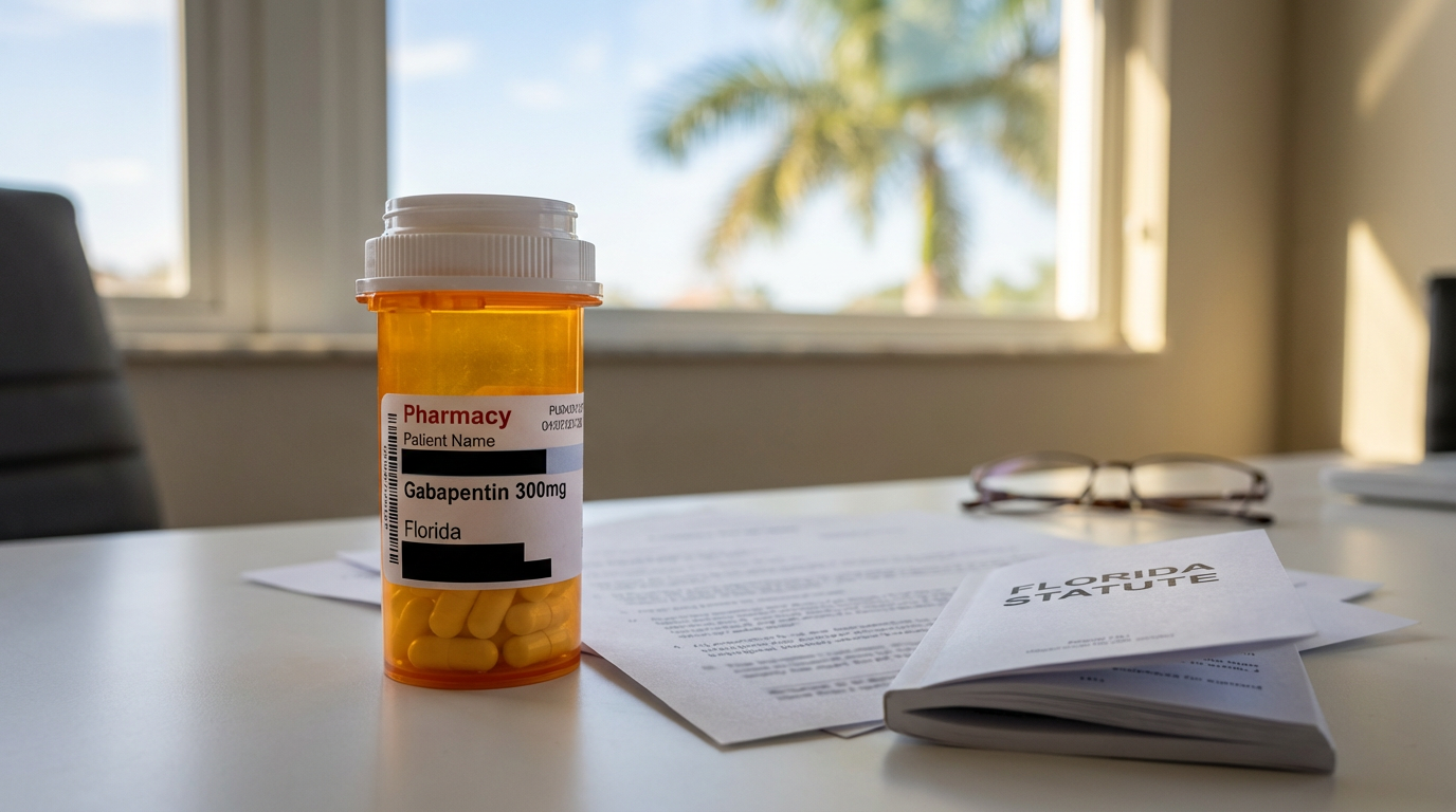 Gabapentin in Florida: Legal Status and Possession Rules