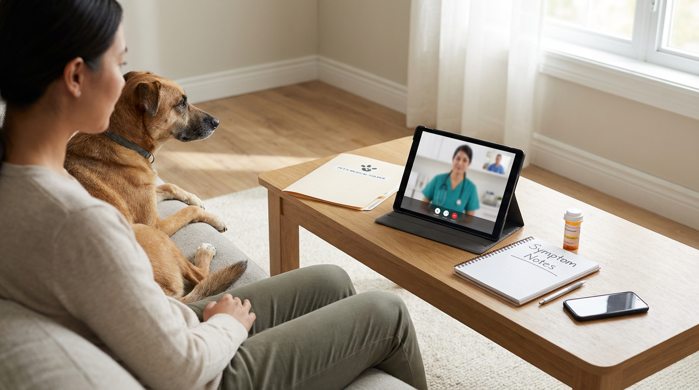 Online Vet Appointment Checklist: What to Prepare Before You Book