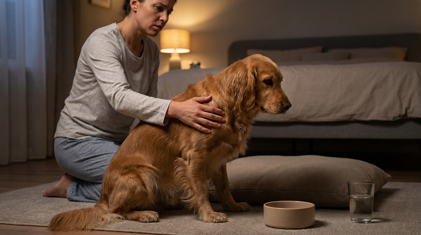 Dog Throwing Up at Night: Common Causes and When It’s a Bigger Problem