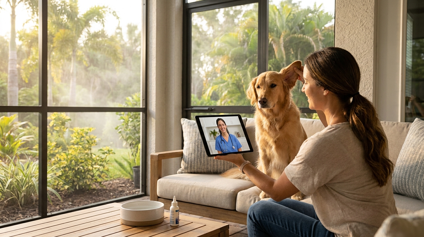 Dog Ear Infection Signs in Florida: Online Vet or In-Person Care?