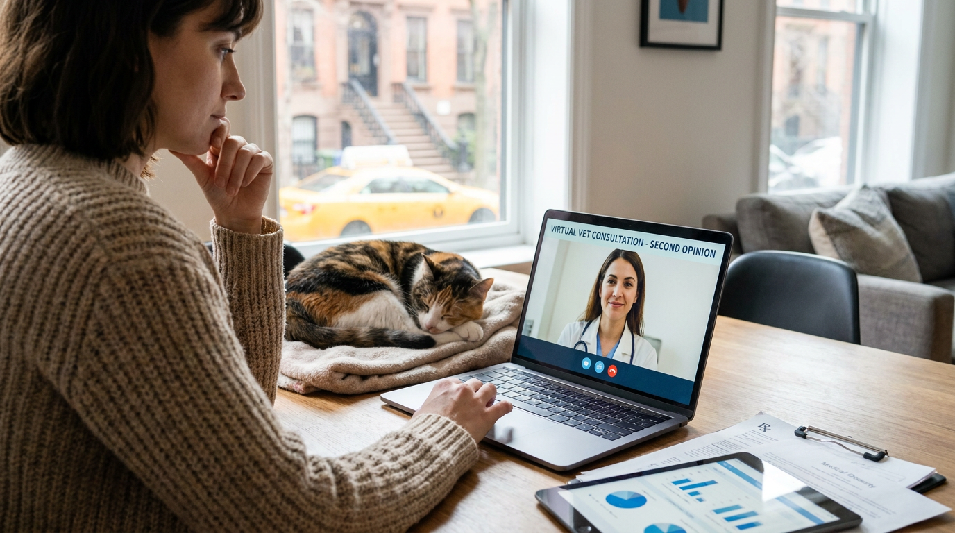 Online Vet Second Opinion for Cats in New York: When a Remote Review Makes Sense