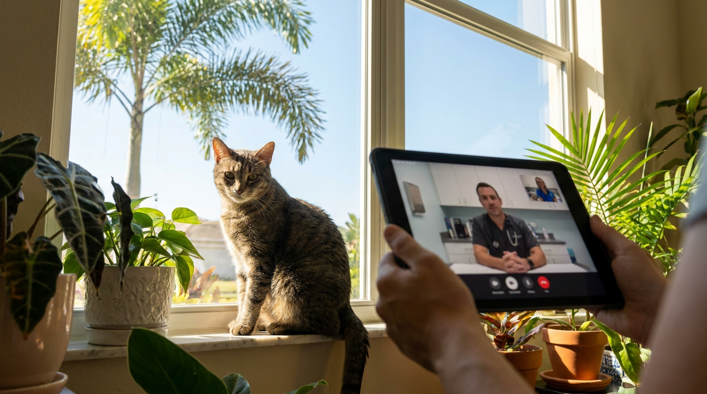 Same-Day Online Vet for Cats in Florida: Fast Help for Early Symptoms