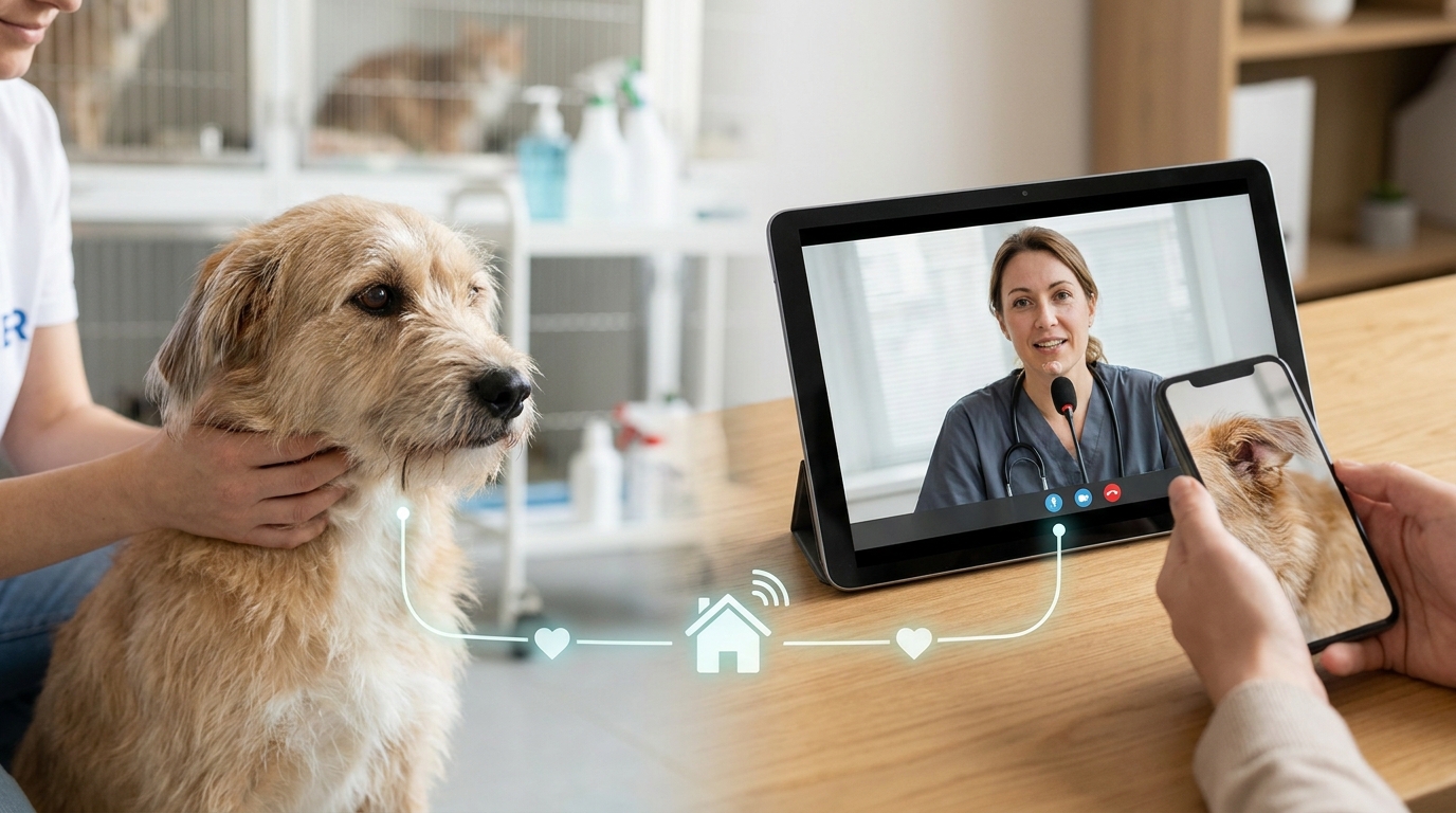 Supporting Rescue Animals Through Accessible Virtual Veterinary Care: How RexVet Partners with Shelters to Bridge the Adoption Care Gap