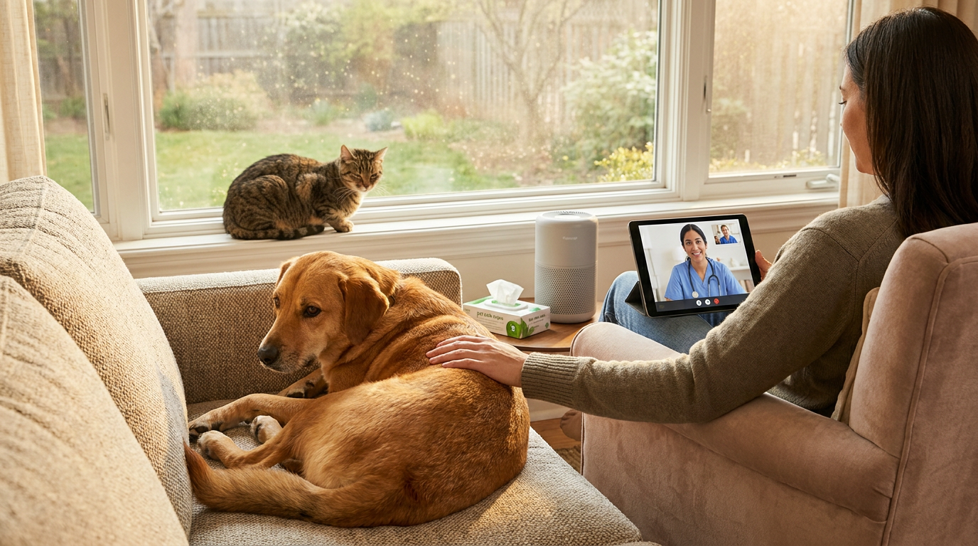 Seasonal Allergies in Dogs and Cats: Signs, Triggers, and Relief Options