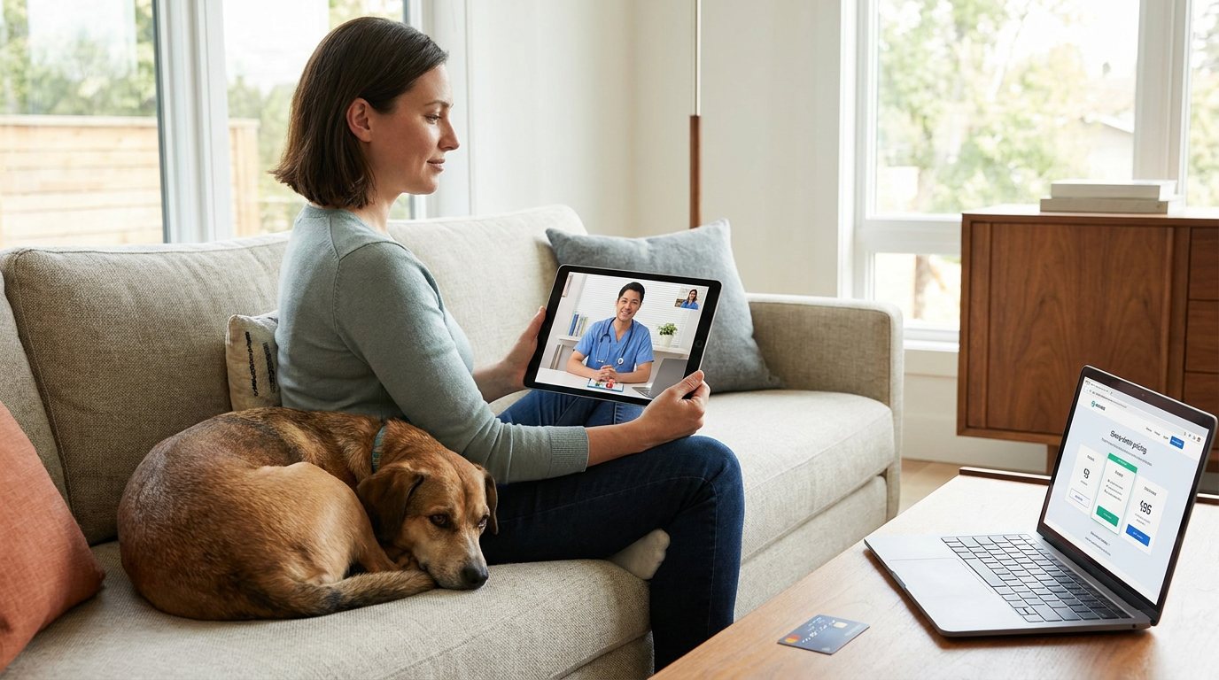 How Much Does a Vet Visit Cost in 2026? In-Person vs. Online Pricing Explained