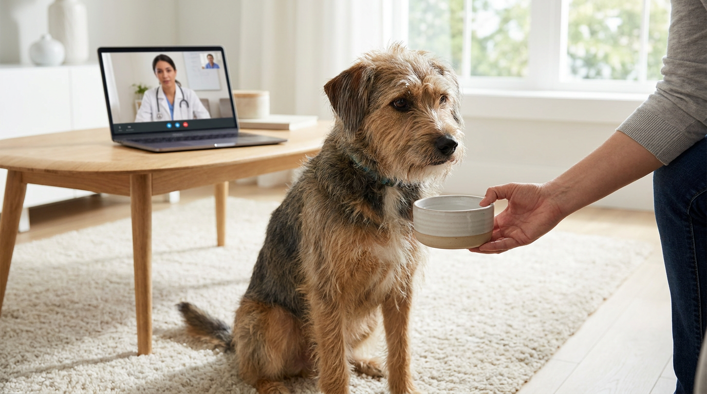 Dog Throwing Up Yellow: What Yellow Vomit Means and When RexVet Can Help