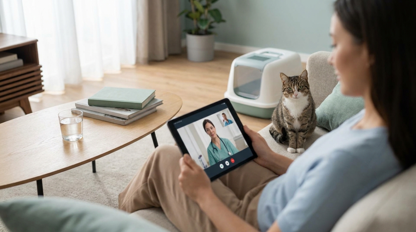 Cat UTI Symptoms: Blood in Urine, Frequent Peeing, and Online Vet Guidance
