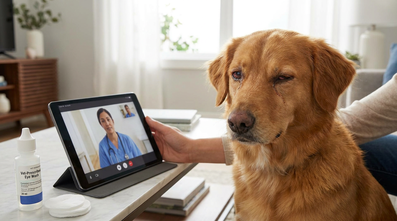 Dog Eye Infection: Symptoms, Causes, and When Online Vet Advice Can Help