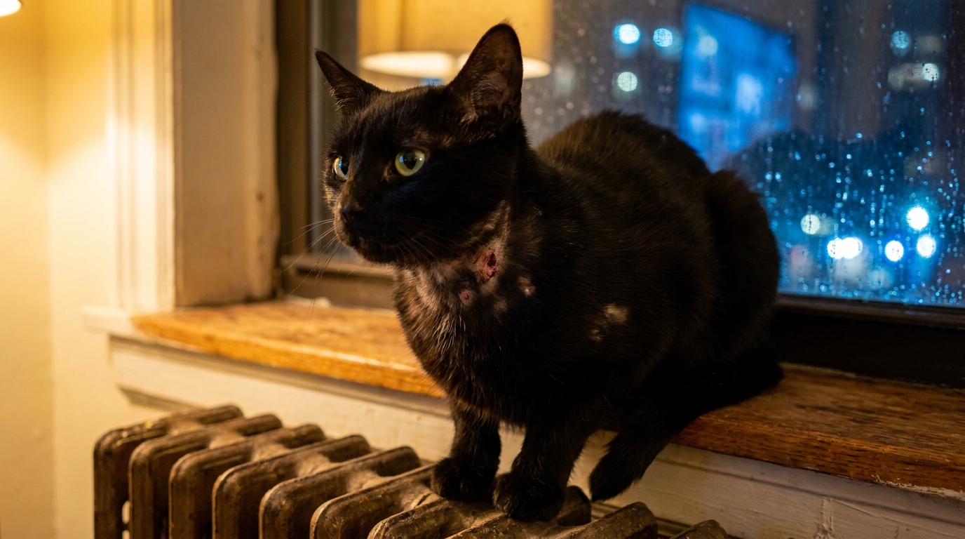 Cat Scabs on Neck and Back Losing Hair? Florida Vet Guide