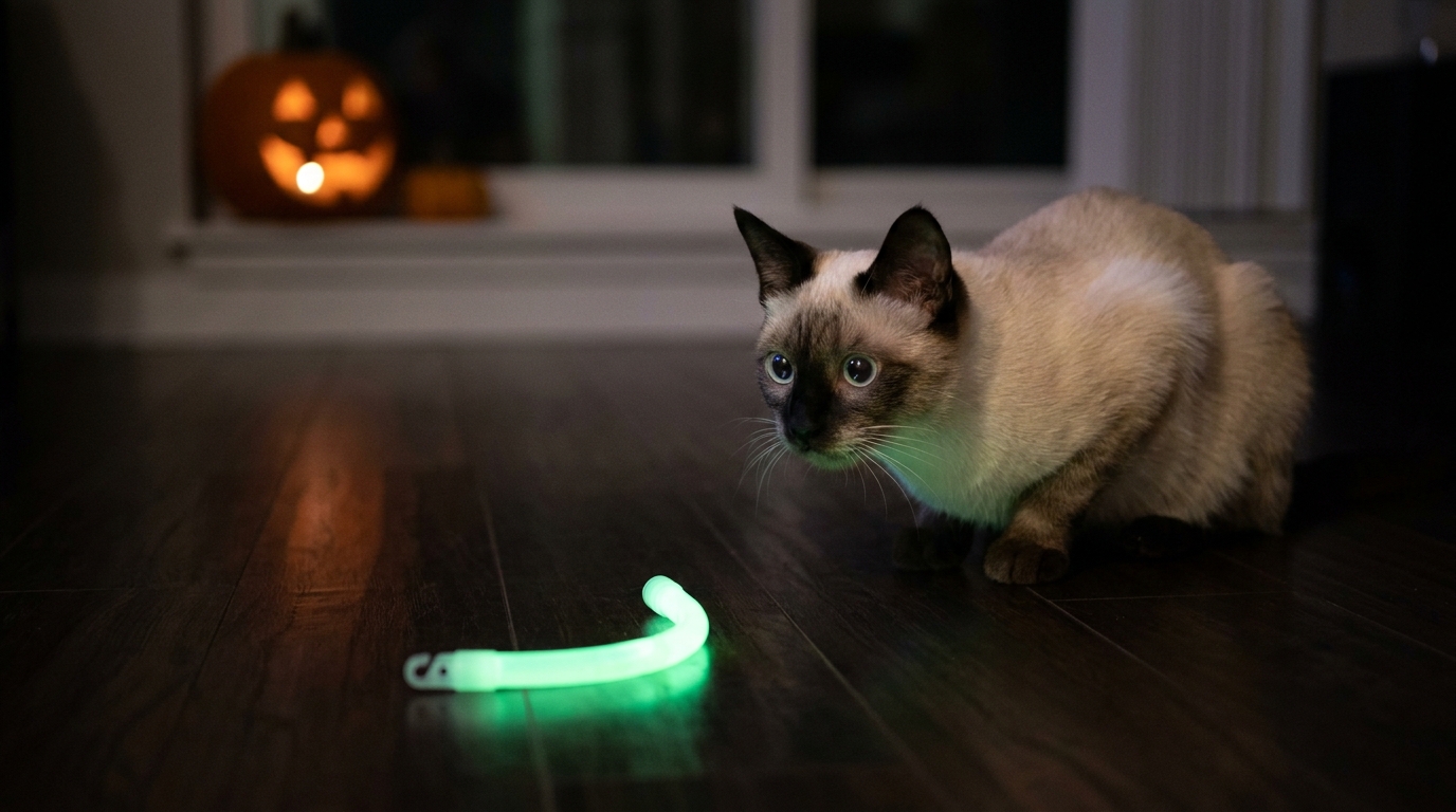 My Cat Bit a Glow Stick: Why the Drooling Looks So Scary
