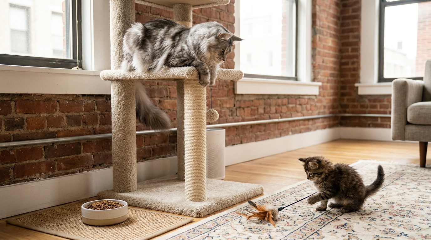 Older Cat Not Eating After New Kitten? What to Do First