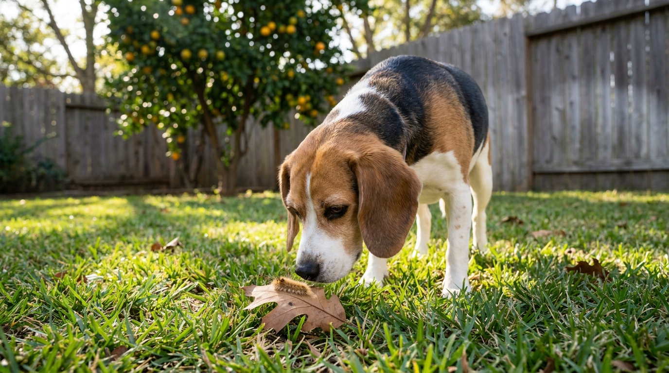 Dog Ate a Fuzzy Caterpillar? What to Do About the Sting