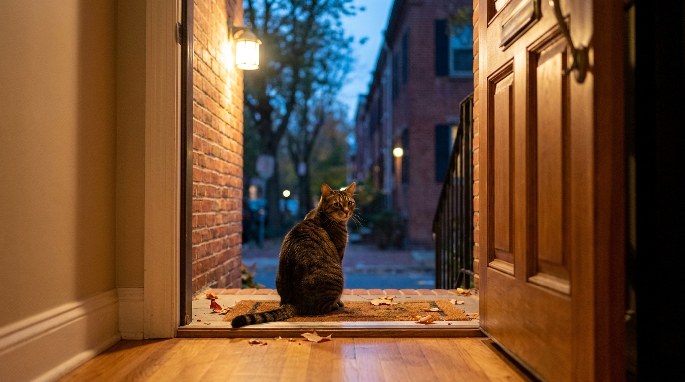 Indoor Cat Got Out and Came Back? What to Check Tonight