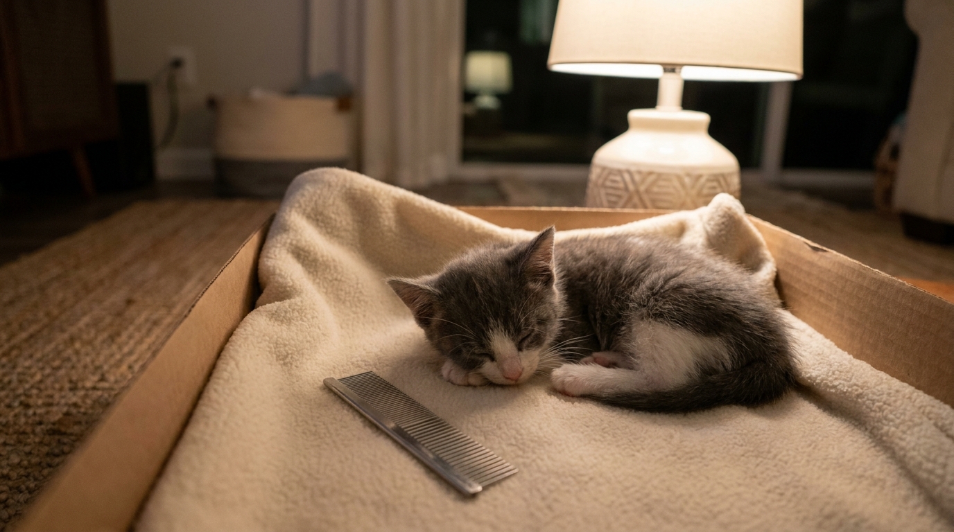 Kitten Too Young for Flea Treatment? What to Do Tonight