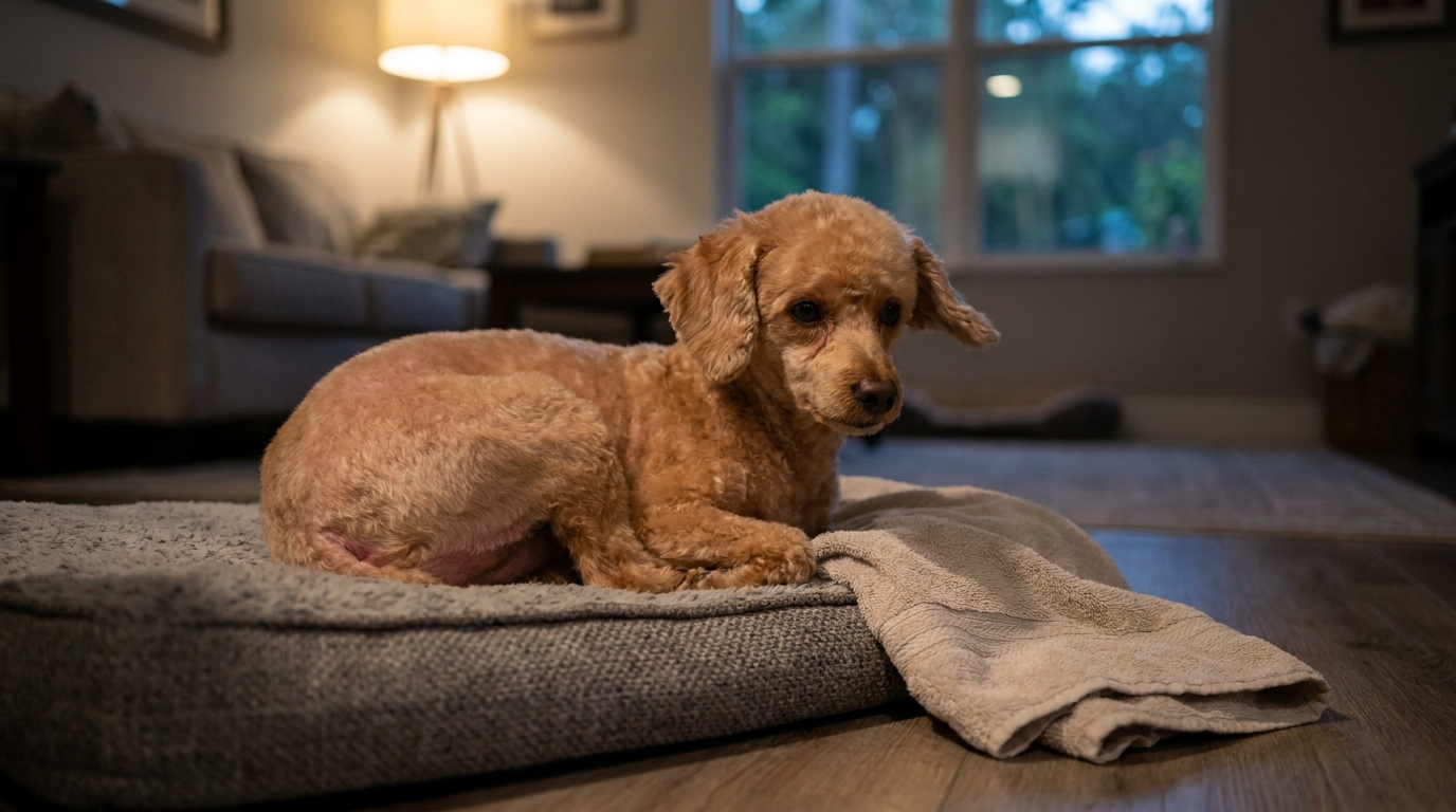 Dog Acting Weird After Grooming? Stress, Rash or Injury