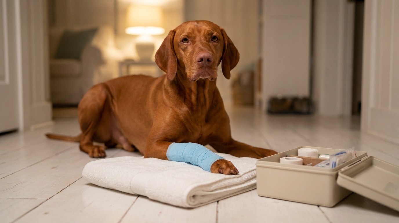 Dog Cut Its Paw Pad? Stitches Tonight or Wait Until Morning