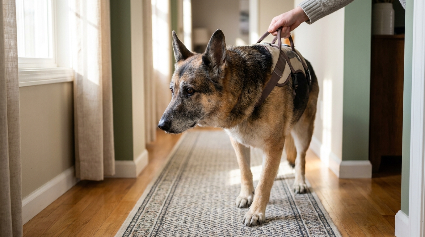 Old Dog Back Legs Giving Out? Causes and When It's an Emergency
