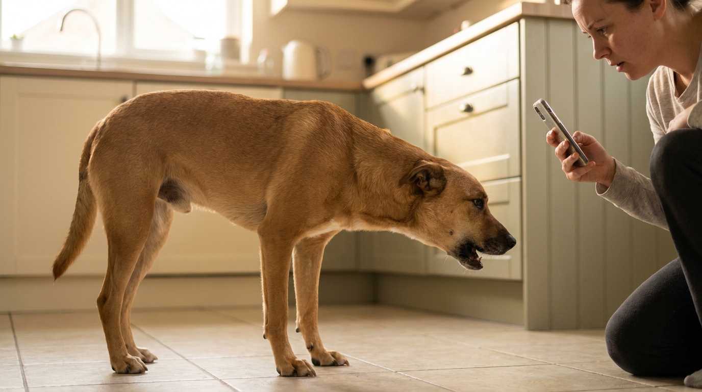 Dog Keeps Gagging but Not Throwing Up: Causes and When to Go In