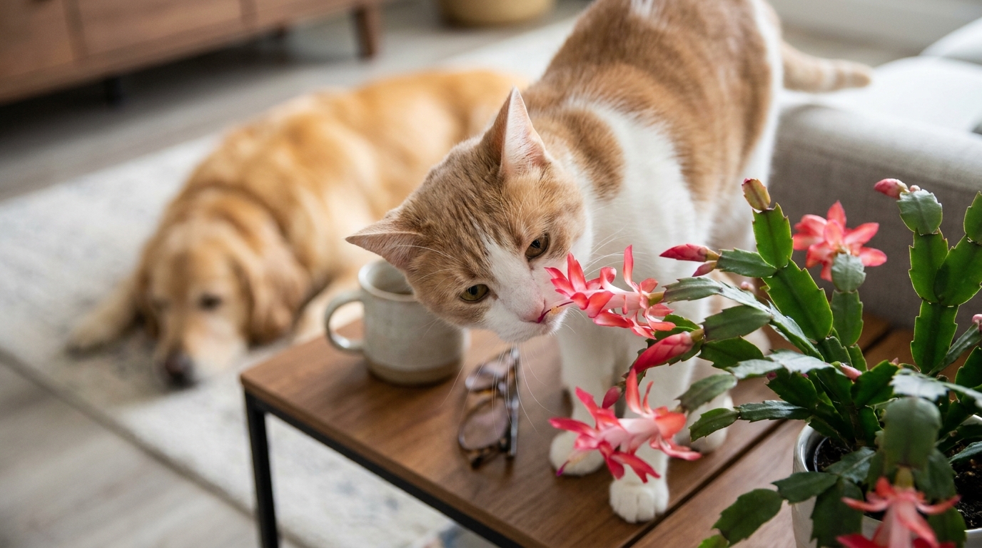 Is Christmas Cactus Toxic to Cats and Dogs? When to Worry