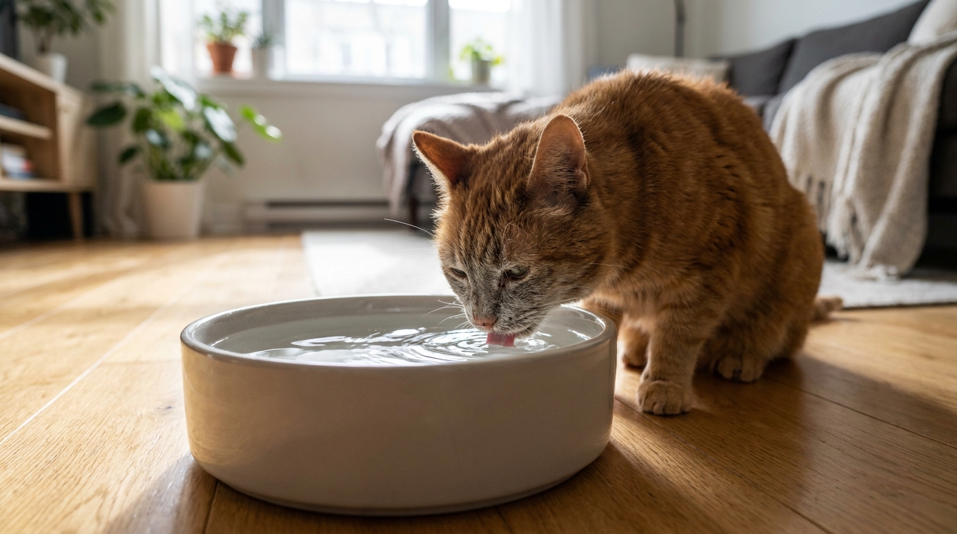 Old Cat Drinking a Lot of Water: Causes and When to Worry