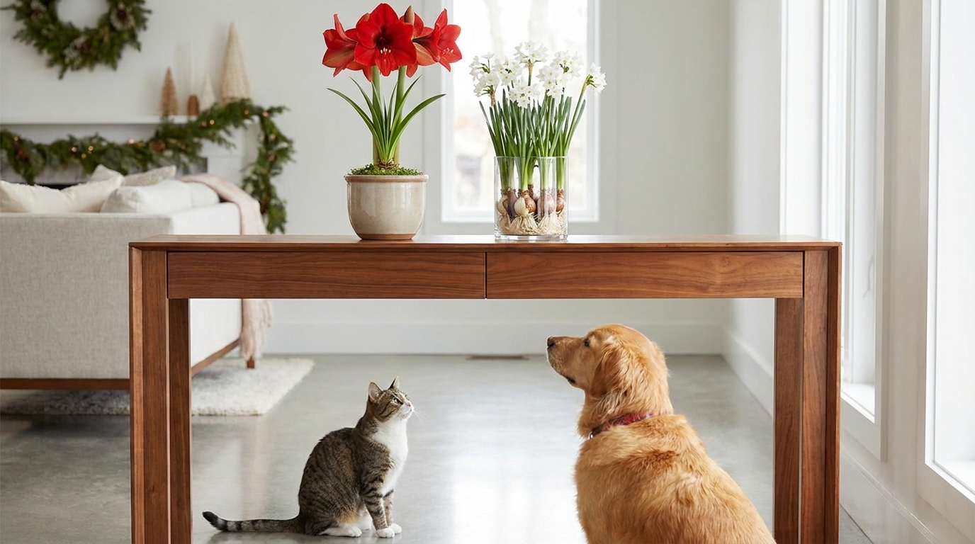 Is Amaryllis Toxic to Cats and Dogs? Bulbs and Paperwhites