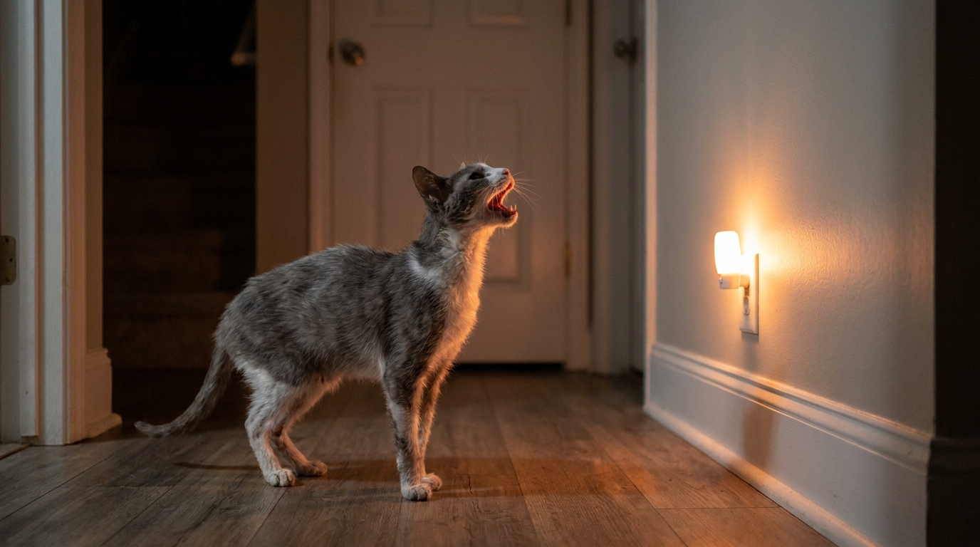 Senior Cat Yowling at Night: Dementia or Medical Cause?